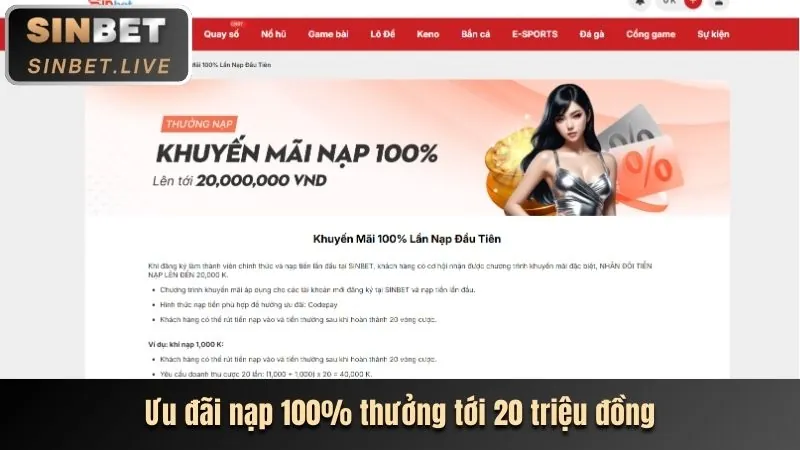 Ưu đãi nạp tiền hàng ngày 55fit